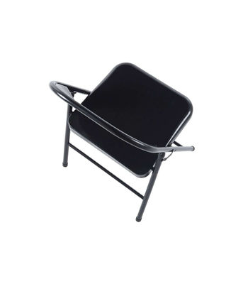 Pack de 6 sillas Folk metálicas en negro, 46cm(ancho) 87cm(altura) 46cm(fondo) - Foto 2
