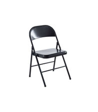 Pack de 6 sillas Folk metálicas en negro, 46cm(ancho) 87cm(altura) 46cm(fondo)