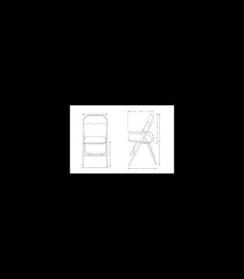 Pack de 6 sillas modelo Sevilla acabado en negro, 44cm(ancho) 81cm(altura) - Foto 2