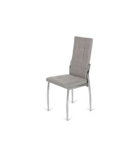 Pack de 6 sillas Segovia capitoné en color piedra, 98 cm (alto) 42 cm (ancho) 49