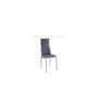 Pack de 6 sillas Segovia en polipiel gris. 42 cm(ancho ) 98 cm(altura) 49
