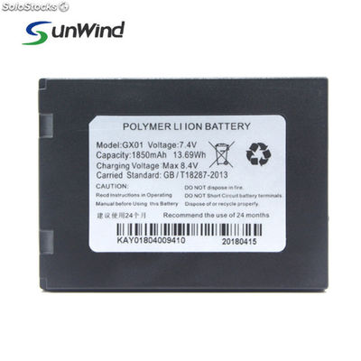 Pack de batería de Li-ion 7.4V 1850mah K370 para Terminal POS Nexgo G3 GX01 G870