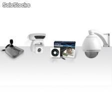 Pack de surveillance extérieurebundle vidéo ip 280 caméra ptz + dôme + logiciel + joystick usb (utilisation extérieure)