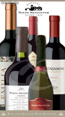 Pack de Vino y Champagne Pack para Eventos - Bodegas Nieto Senetiner - 100 invitados