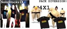 Pack Diversion 4x1 (2 Trajes Sumo Hinchables+Gorros + 2 Camisetas Electronicas)