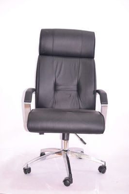 Pack fauteuil 1 president + 2 direction en veritable cuir - Photo 4