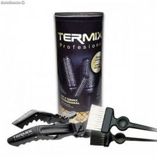 Pack termix 5 cepillos termicos +paletina+pinzas