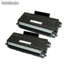 Pack x 2 cartuchos toner compatible brother tn580/dcp8060