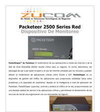Packeteer 2500 Series Red Dispositivo De Monitoreo