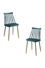 Packs Sillas Comedor - Pack 2 Sillas Bik - Verde azulado