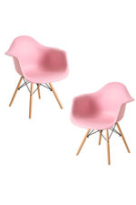 Packs Sillas Comedor - Pack 2 Sillas Dau - Rosa