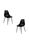 Packs Sillas Comedor - Pack 2 Sillas Mykle Total - Negro - 2