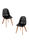 Packs Sillas Comedor - Pack 2 Sillas Vorak - Negro - 1