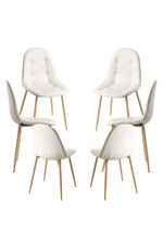 Packs Sillas Comedor - Pack 6 Sillas Plazi - Blanco