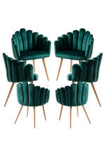 Packs Sillas Comedor - Pack 6 Sillones Main Terciopelo - Verde