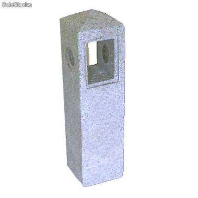 Pagode granit gris/bleu michi shirube h: 75cm