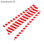 Pailles à smoothie en papier rouges (Pack Of 250) FB147 - Rayées Rouge et Blanc - Photo 3