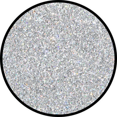 Paillettes Glitter Hologram Argent en pot de 6gr Eulenspiegel