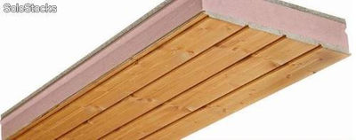 Painéis de sanduíche de madeira de abeto para coberturas y telhados