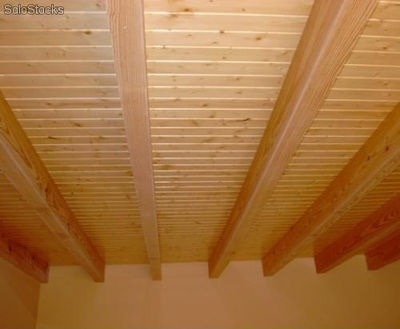 Painéis de sanduíche de madeira de abeto para coberturas y telhados - Foto 2