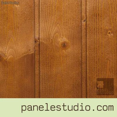 Painéis do madeira para coberturas: friso 1ª com verniz Carvalho - Foto 2