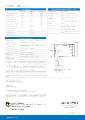 Painéis solares SunPower MAX2 e MAX3- spr-MAX3-400-spr-MAX3-390-spr-MAX2-360 - Foto 3