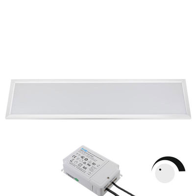 Painel LED 40w chipled samsung + tuv driver 30x120cm triac regulavel branco - Foto 2