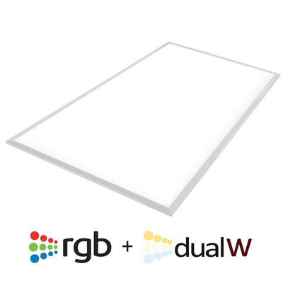 Painel led 65w rgb + branco dual rf 60x120cm rgb + branco dual. Loja Online