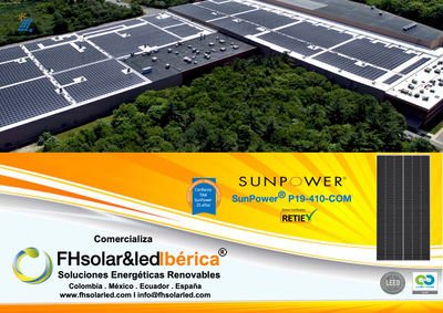 Painel solar Sunpower Eficiência SPR-P3-415W-COM-1500 tolerância de 20,1% + 5/0% - Foto 4