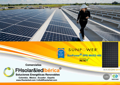Painel solar Sunpower MAX3-400W eficiência 22,6% de tolerância + 5/0% - Foto 4