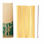 Pajita de bambú de juego con estuche para té de burbujas tubo para beber - Foto 2