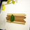 Pajita de bambú de juego con estuche para té de burbujas tubo para beber - Foto 3