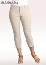Pakiet spodnie bon prix prosta i zwężana nogawka- mix jeans i materiał - Zdjęcie 5