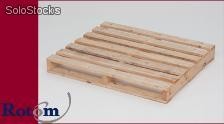 Paletes de madeira 1200 x 1000 mm com carga dinâmica até 500 kg 12110