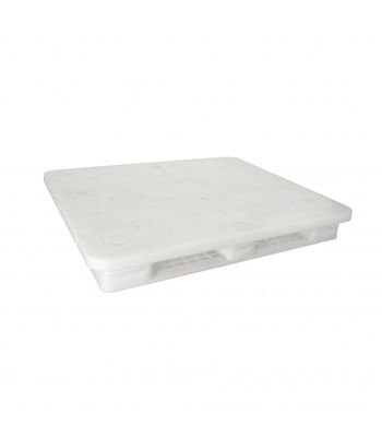 Palette En Plastique Blanc 110 x 130 Avec Profil
