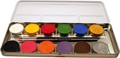 Palette Maquillage 12 Couleurs Eulenspiegel Maquillage Artistique...