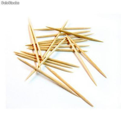 Palillos de dientes de bambú
