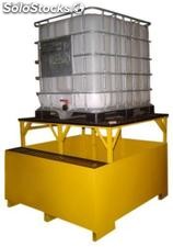 Pallet de Contenção para Container de 1000L em Aço Carbono 