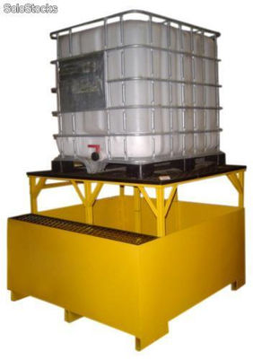 Pallet de Contenção para Container de 1000L em Aço Carbono 
