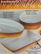 Foto prodotto PALLET misto di pirofile da forno colore miele, pz 167, varie misure e forme