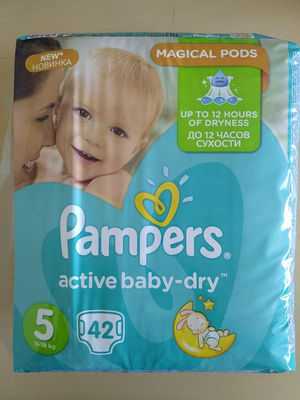 Pampers Active Baby Dry pieluszki jednorazowe rozmiar 5 - 42 sztuki w paczce