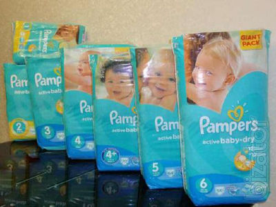 PAMPERS Active Baby Gigant Pack - 6 rozmiarów pampersy pieluchy