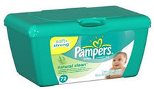 Pampers Naturally Clean 4*64pcs