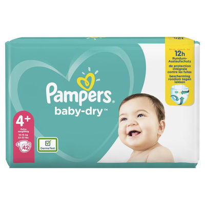 Pampers Pampers Baby Dry Geant T4+ X42