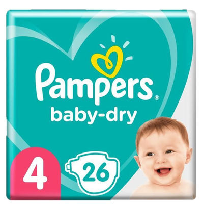 Pampers Pampers Baby Dry Paquet T4 X26