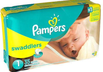 Pañal pampers swaddlers