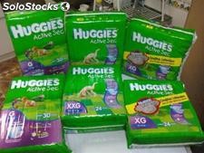 Pañales huggies , pampers , bebysec