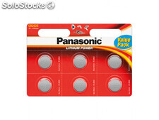 Panasonic Batterie Lithium, CR2025, 3V -, Lithium Power, Blister (6-Pack)