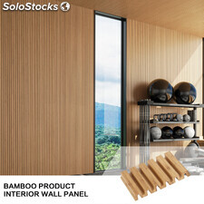 Panel de bambú natural para exterior UV Paneles de pared que bloquean el ruido