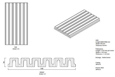 Panel de bambú natural para exterior UV Paneles de pared que bloquean el ruido - Foto 5